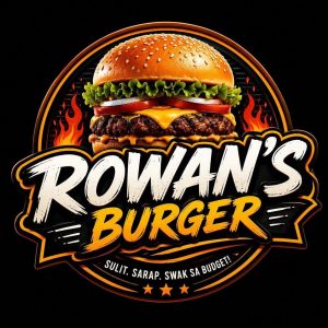 Rowan’s burger logo