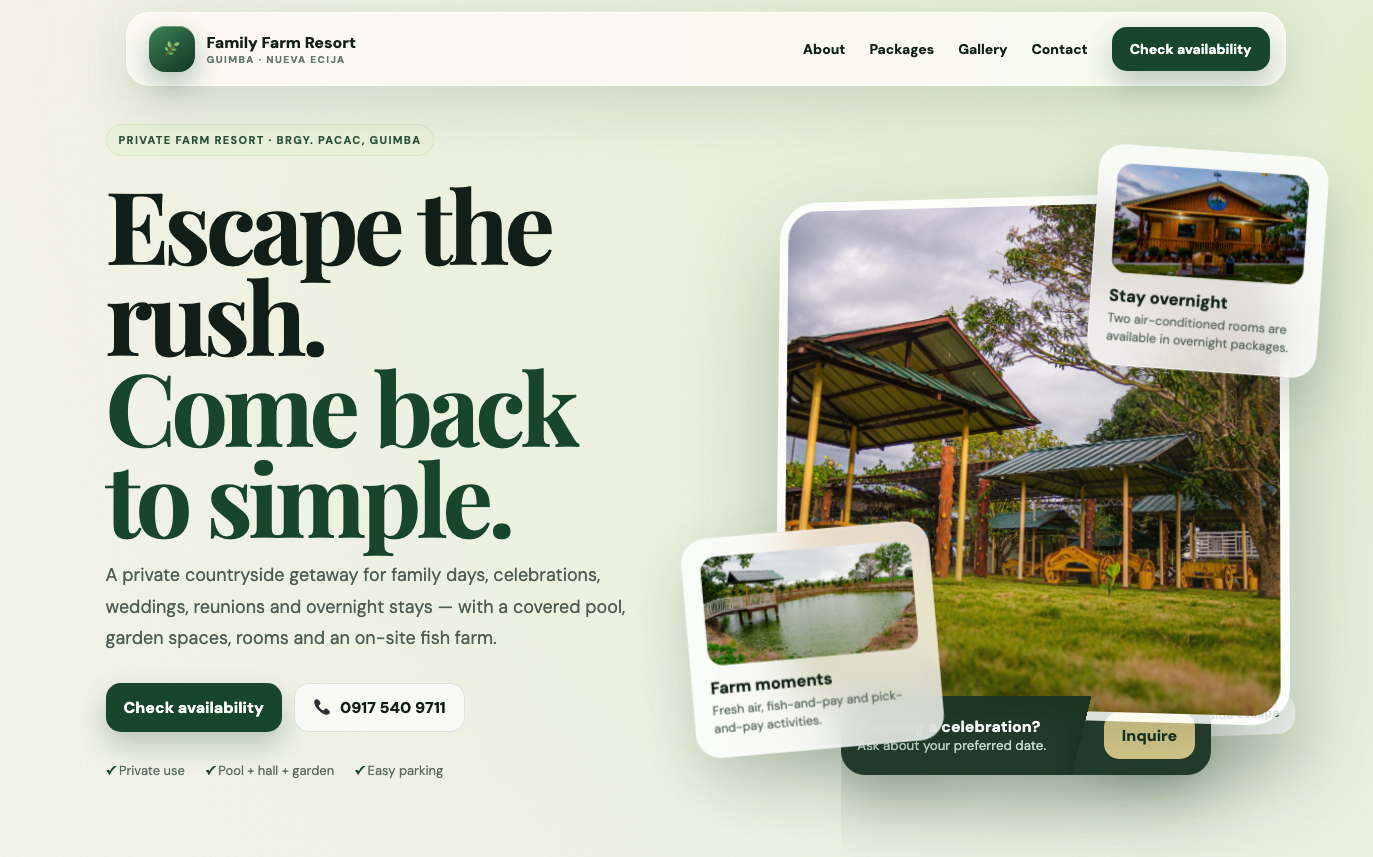 Family Farm Resort